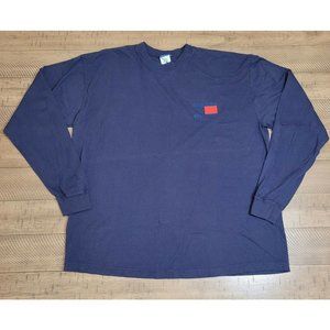 Vintage Tommy Hilfiger L/S Crew Neck Navy - L